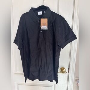 BURBERRY BLACK POLO 
NEW WITH TAGS